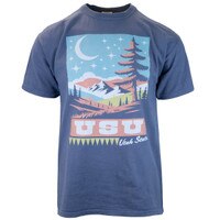 USU mountain graphic slate unisex t-shirt